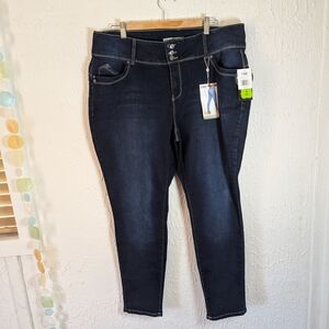 YMI Women's Deep Blue Skinny Jeans